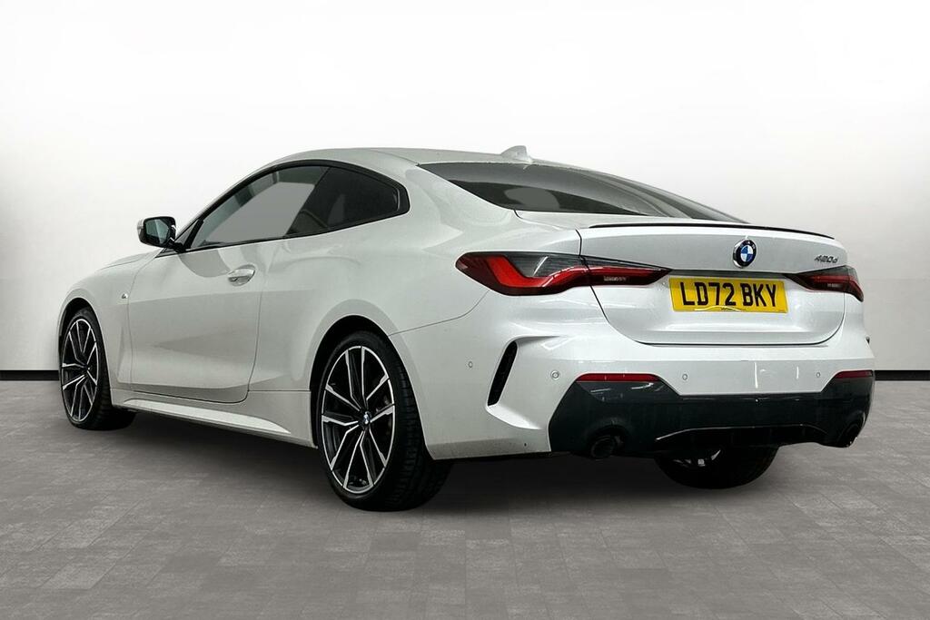 BMW 4 Series Gran Coupe 420D M Sport Coupe White #2