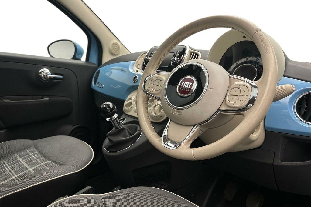 Fiat 500 1.2 Lounge Euro 6 Ss EJ66SXS Blue #6