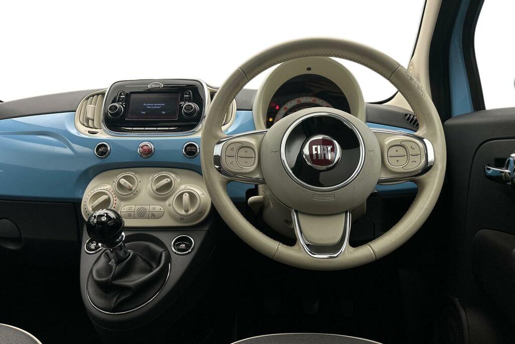 Fiat 500 1.2 Lounge Euro 6 Ss EJ66SXS Blue #5