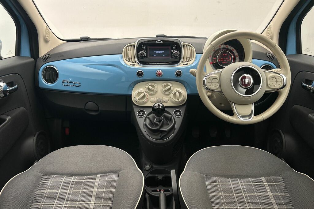 Fiat 500 1.2 Lounge Euro 6 Ss EJ66SXS Blue #4