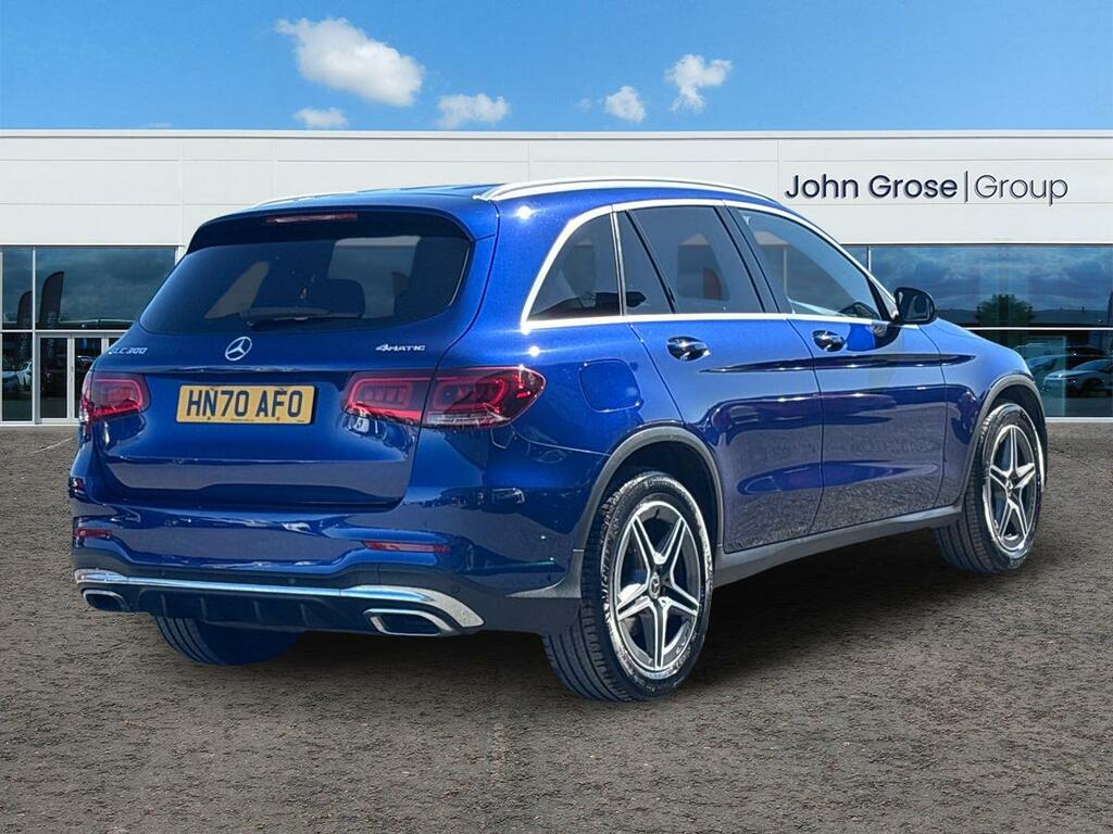 Mercedes-Benz GLC Class Glc 300 4Matic Amg Line 9G-tronic Estate HN70AFO Blue #3