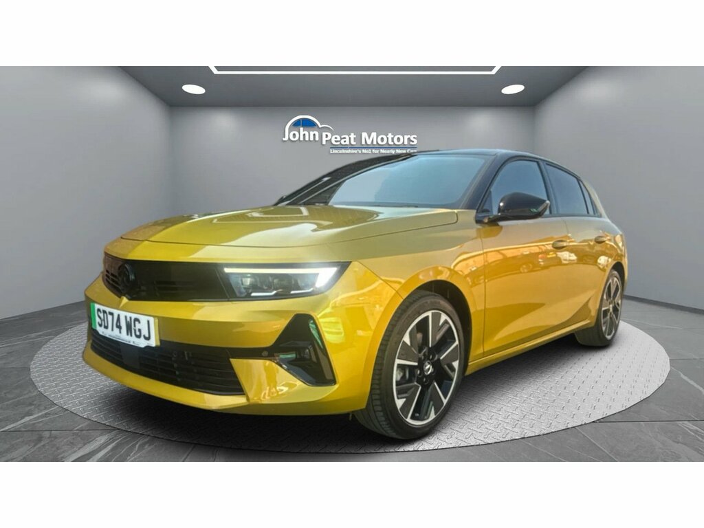 Vauxhall Astra Ultimate Yellow