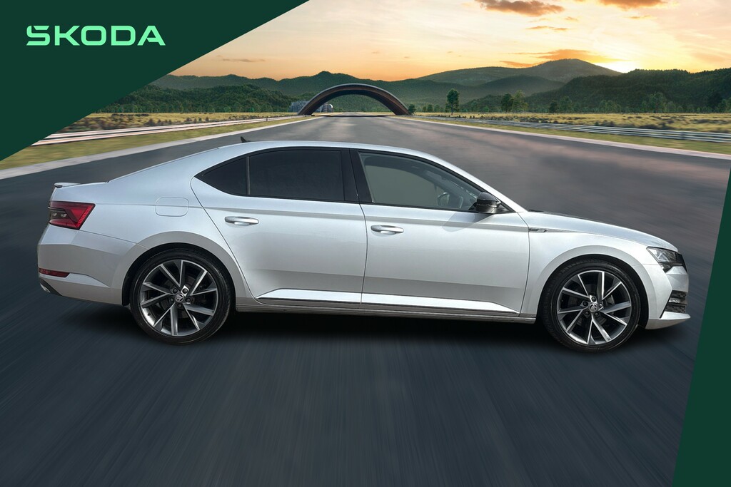 Skoda Superb 2.0 Tdi Cr Sport Line Plus Dsg DG24RVM Silver #4