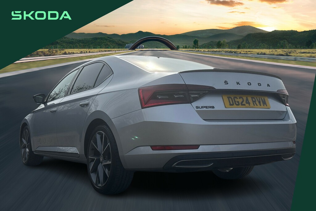 Skoda Superb 2.0 Tdi Cr Sport Line Plus Dsg DG24RVM Silver #3