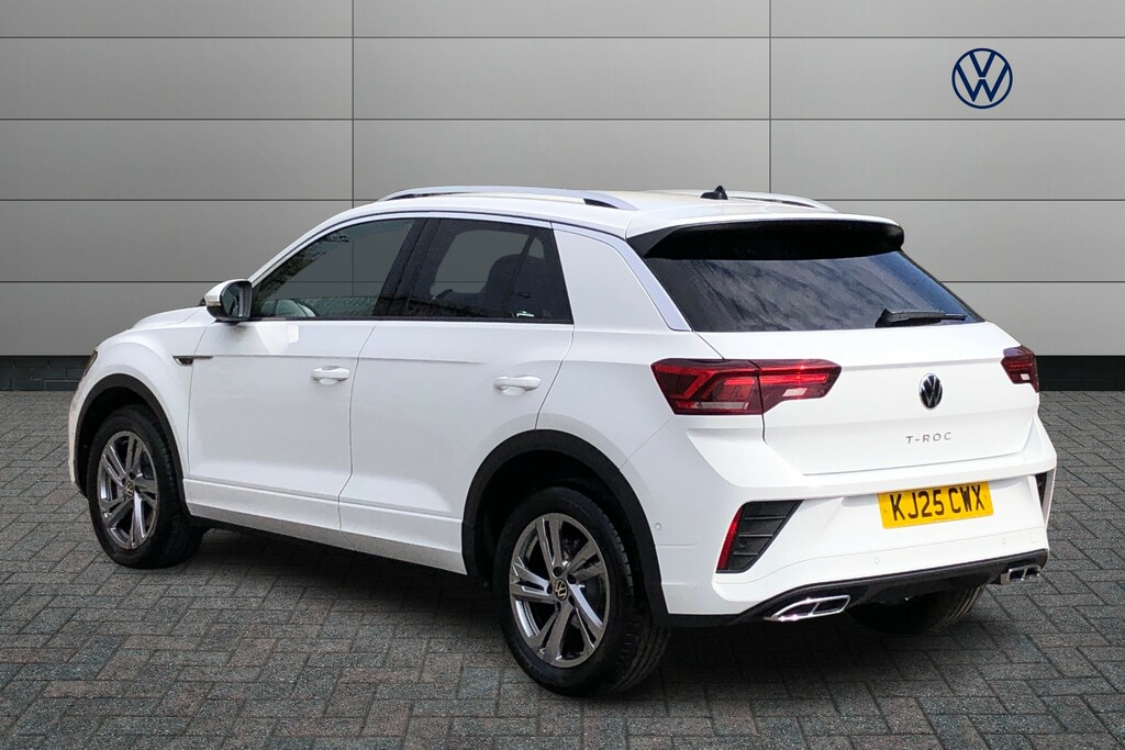 Volkswagen T-Roc 2.0 Tdi 150 Evo R-line Dsg KJ25CWX White #3
