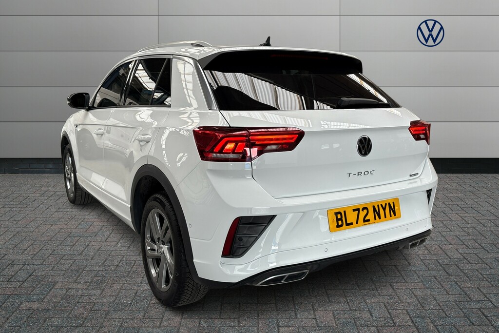 Volkswagen T-Roc 2.0 Tsi 4Motion R-line Dsg BL72NYN White #3