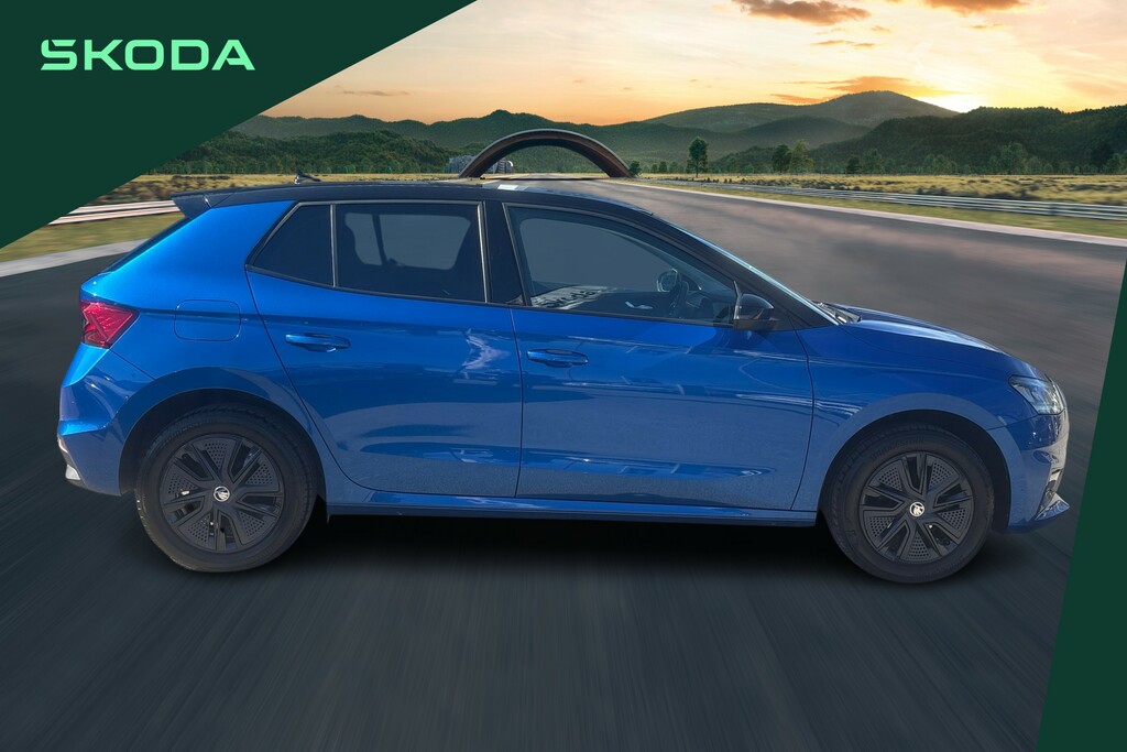 Skoda Fabia 1.0 Tsi Colour Edition BF73HDV Blue #4