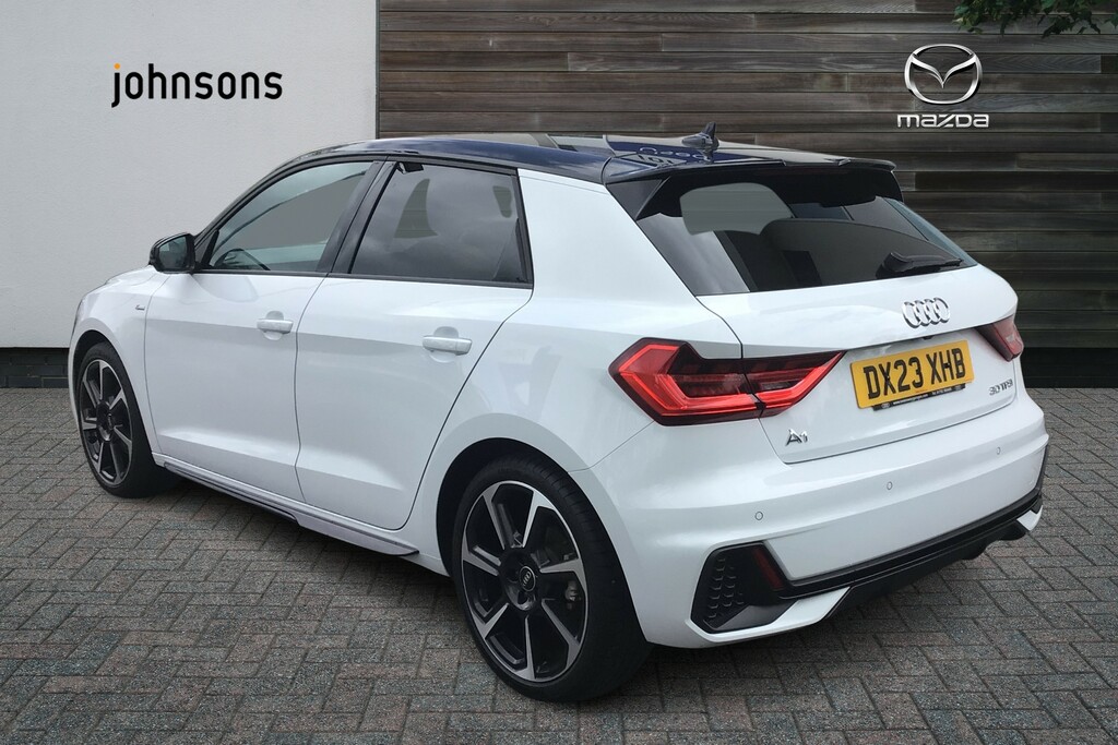 Audi A1 30 Tfsi 110 Black Edition S Tronic DX23XHB White #2