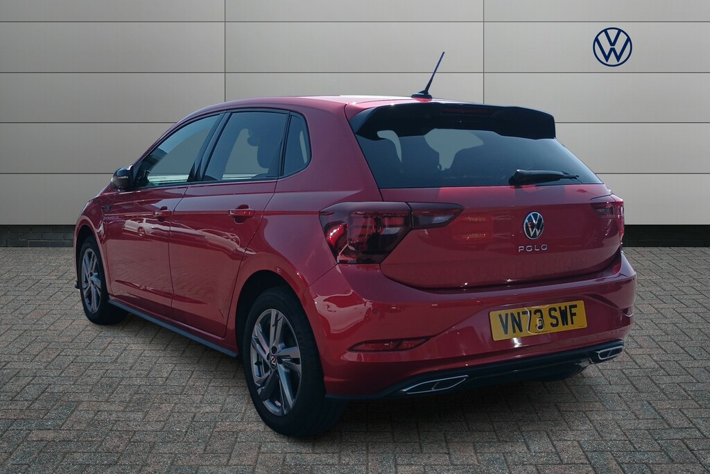 Volkswagen Polo 1.0 Tsi R-line VN73SWF Red #3
