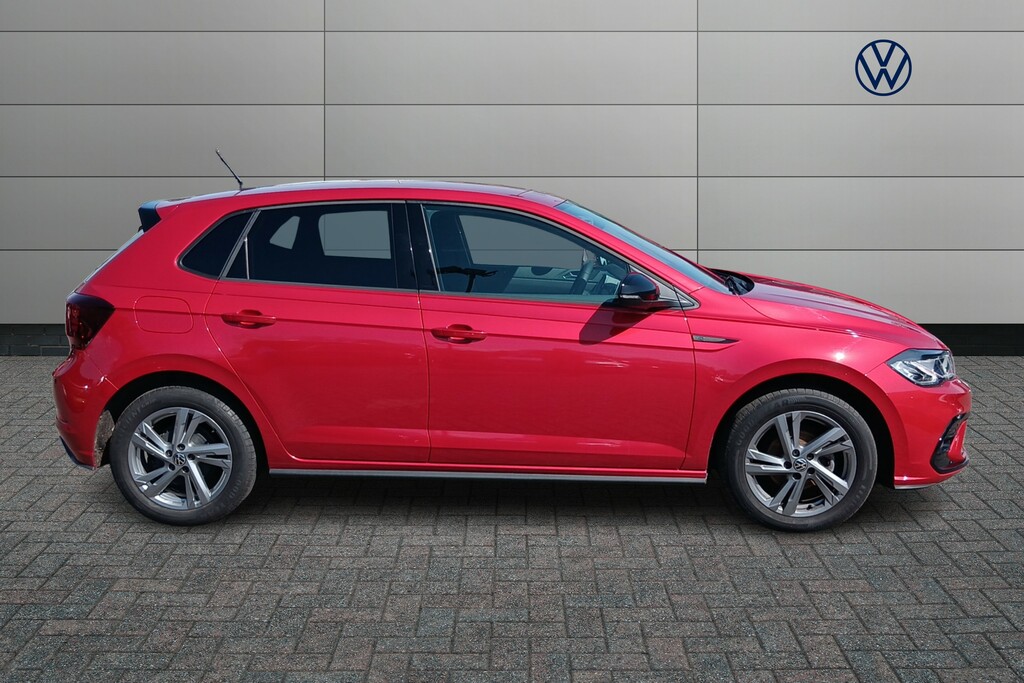 Volkswagen Polo 1.0 Tsi R-line VN73SWF Red #4