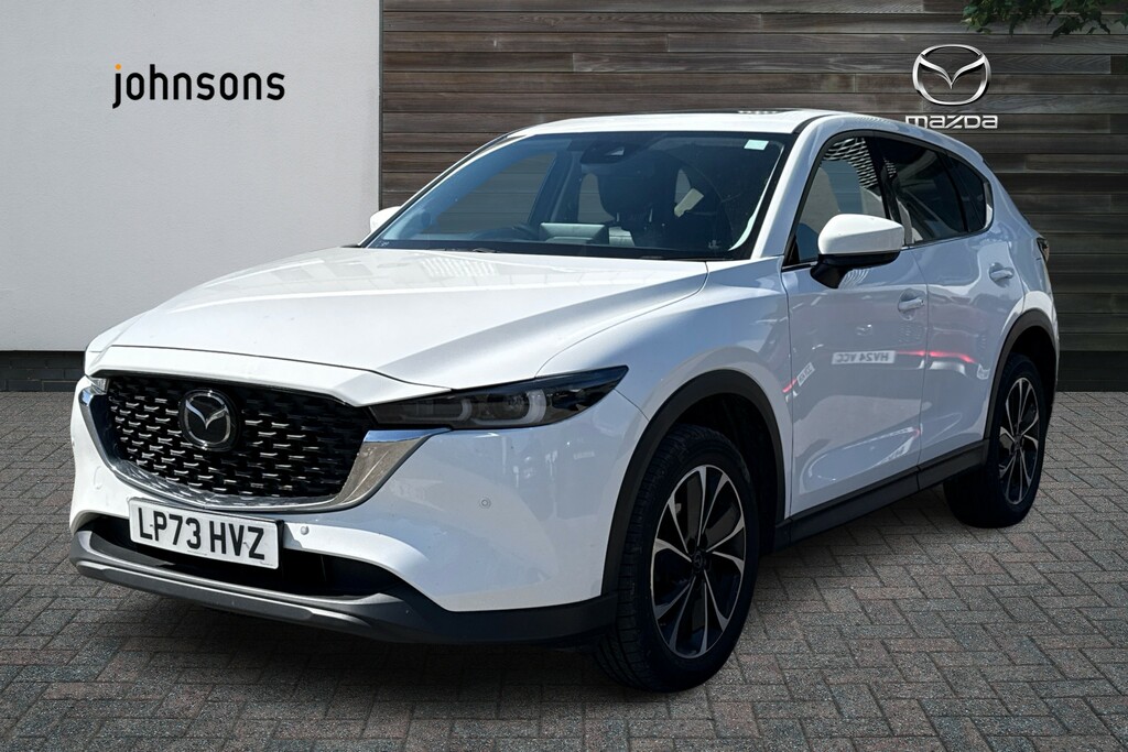 Mazda CX-5 2.0 E-skyactiv G Mhev Exclusive-line LP73HVZ White #4
