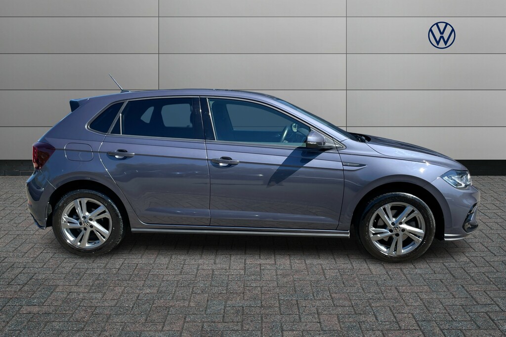 Volkswagen Polo 1.0 Tsi 110 R-line Dsg PF72ZNK Grey #4