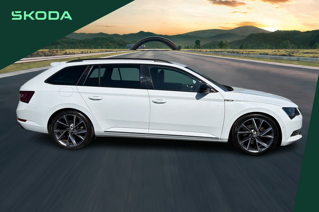 Skoda Superb 1.5 Tsi Sport Line White #4