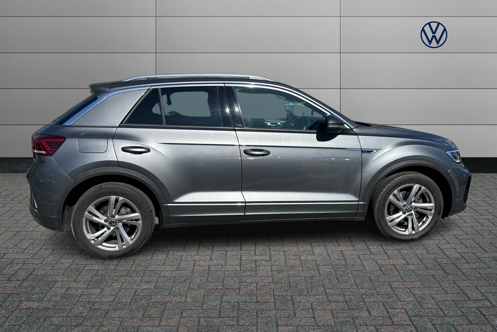Volkswagen T-Roc 1.5 Tsi R-line Dsg DU72GKN Grey #4