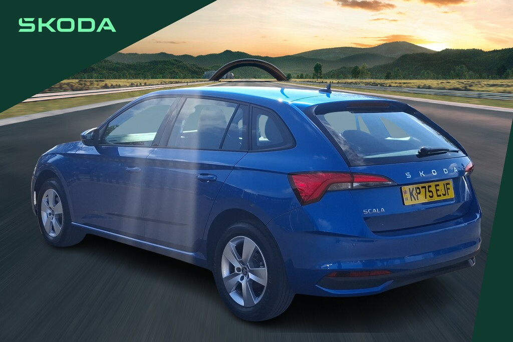 Skoda Scala 1.0 Tsi 116 Se Edition Dsg KP75EJF Blue #3