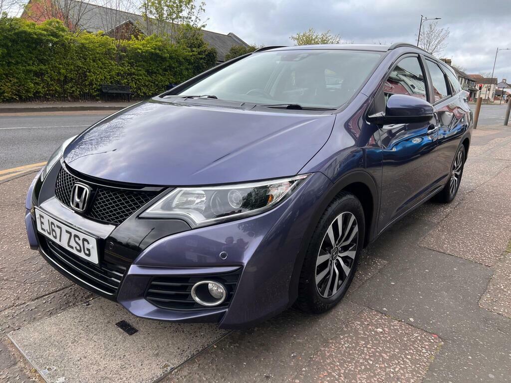 Honda Civic 1.6 I-dtec Se Plus Tourer Euro 5 S S Blue #6