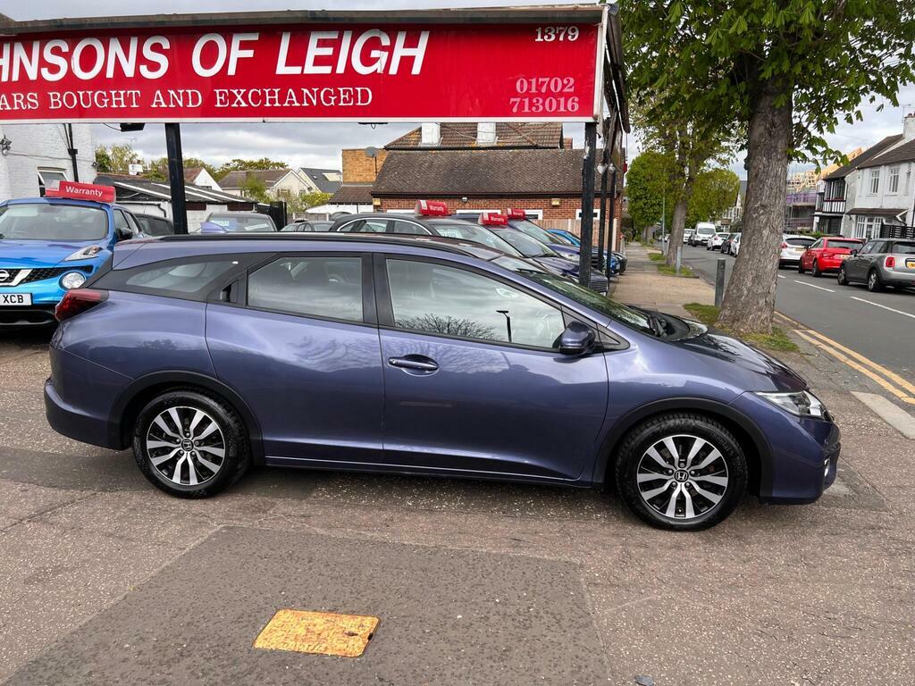 Honda Civic 1.6 I-dtec Se Plus Tourer Euro 5 S S Blue #4