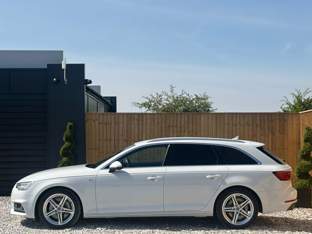 Audi A4 Avant 2L S Line White #5