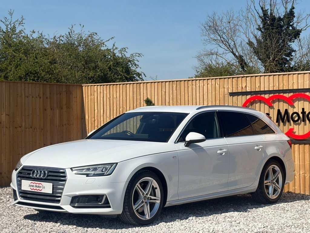 Audi A4 Avant 2L S Line White #4