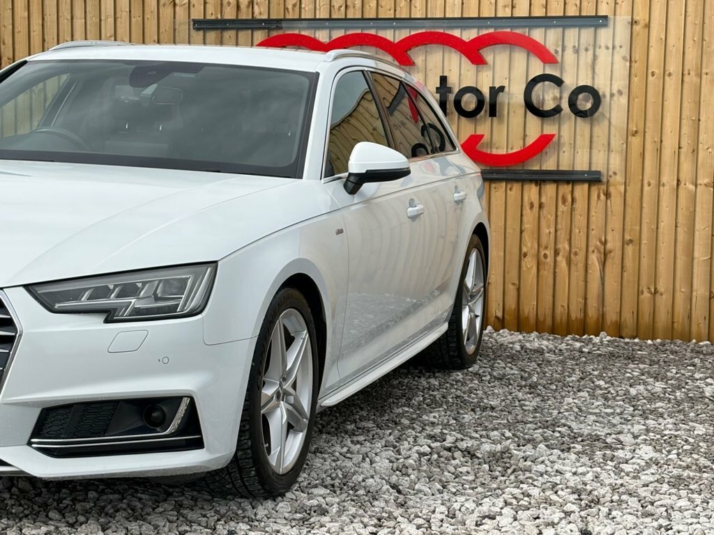 Audi A4 Avant 2L S Line White #5