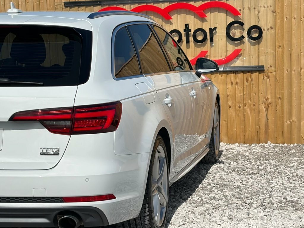 Audi A4 Avant 2L S Line White #6