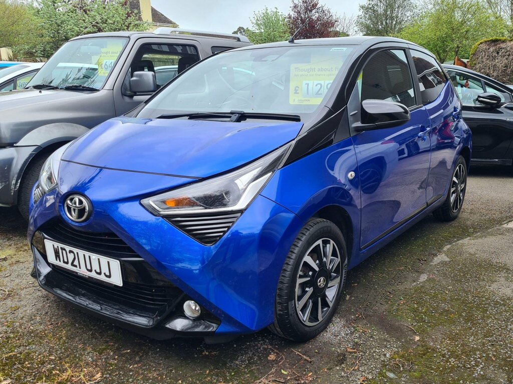 Toyota Aygo 1.0 Vvt-i X-trend X-shift Euro 6 Safety Sense Blue