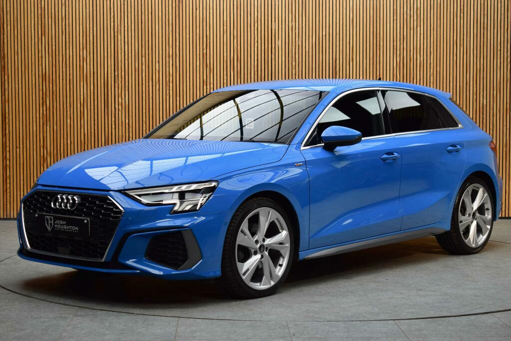 Audi A3 1.5 Tfsi 35 S Line Sportback S Tronic Euro 6 Ss DS71HTT Blue #5