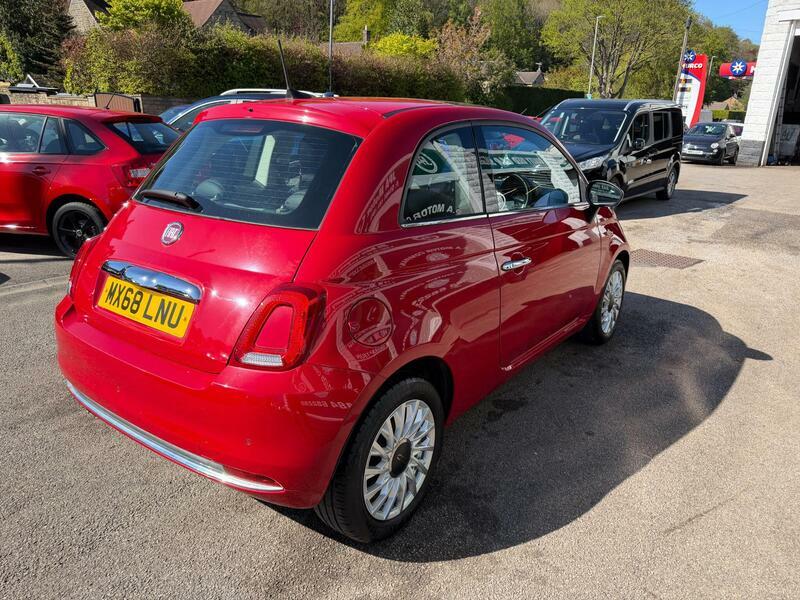 Fiat 500 1.2-lounge-hatchback-3dr-petrol-manual-euro-6-ss Red #4