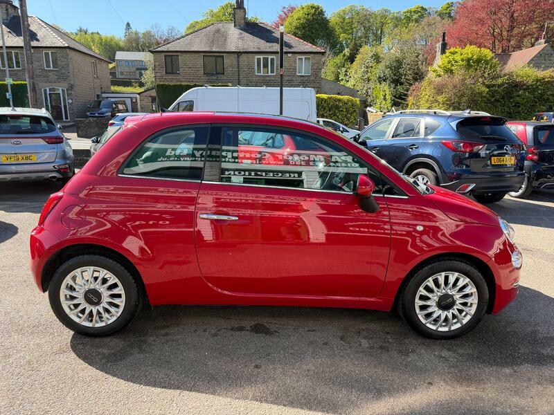 Fiat 500 1.2-lounge-hatchback-3dr-petrol-manual-euro-6-ss Red #5