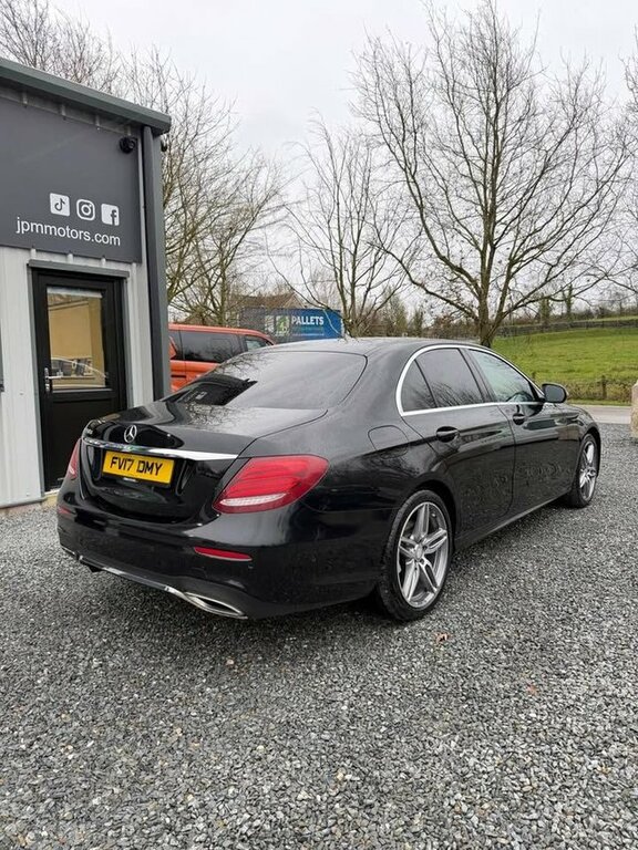 Mercedes-Benz E Class 2017 3.0 E350d V6 Amg Line Saloon G-tro FV17DMY Black #2