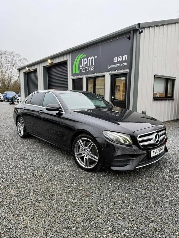 Mercedes-Benz E Class 2017 3.0 E350d V6 Amg Line Saloon G-tro Black