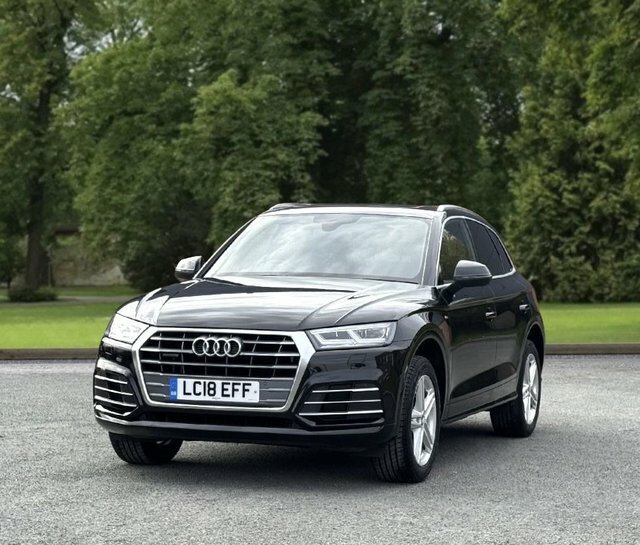 Audi Q5 2018 2.0 Tdi S Line Suv S Tronic Quattr LC18EFF Black #2