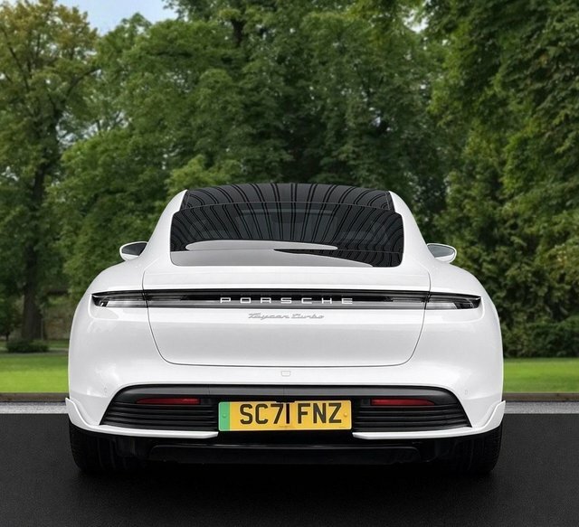 Porsche Taycan 2021 Performance Plus 93.4Kwh Turbo Saloon Ele SC71FNZ White #5