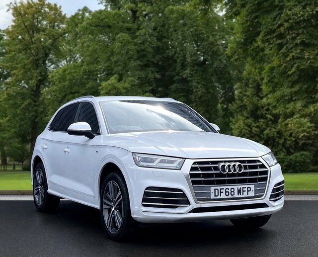 Audi Q5 2019 2.0 Tdi 40 S Line Suv S Tronic Qua White