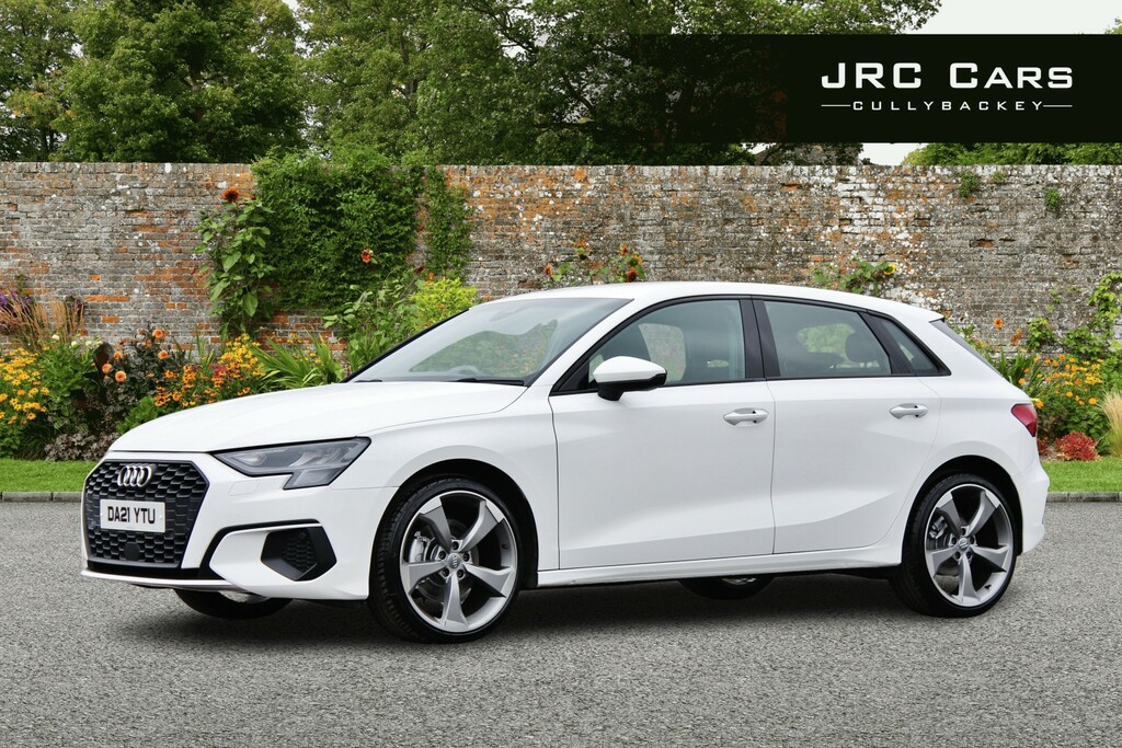 Audi A3 Hatchback 2.0 Tdi 30 Technik 2021 DA21YTU White #2
