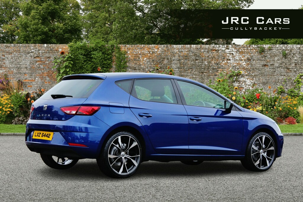 Seat Leon Hatchback 1.6 Tdi Se Dynamic Technology 2018 LXZ6442 Blue #4