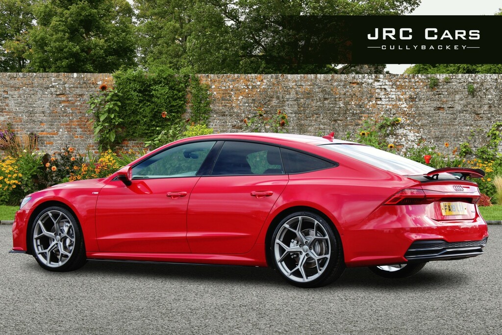 Audi A7 Hatchback 3.0 Tdi V6 50 S Line 2018 FA18UZM Red #3