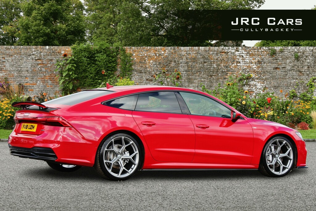 Audi A7 Hatchback 3.0 Tdi V6 50 S Line 2018 FA18UZM Red #4