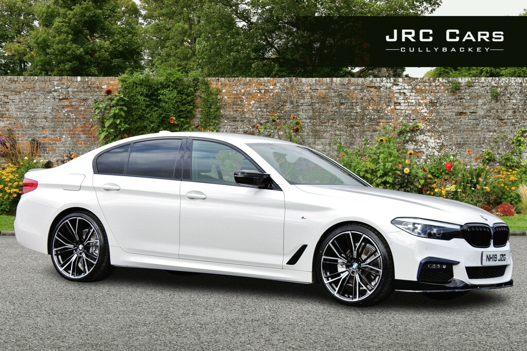 BMW 5 Series Saloon 2.0 520D M Sport Saloon 2019 White