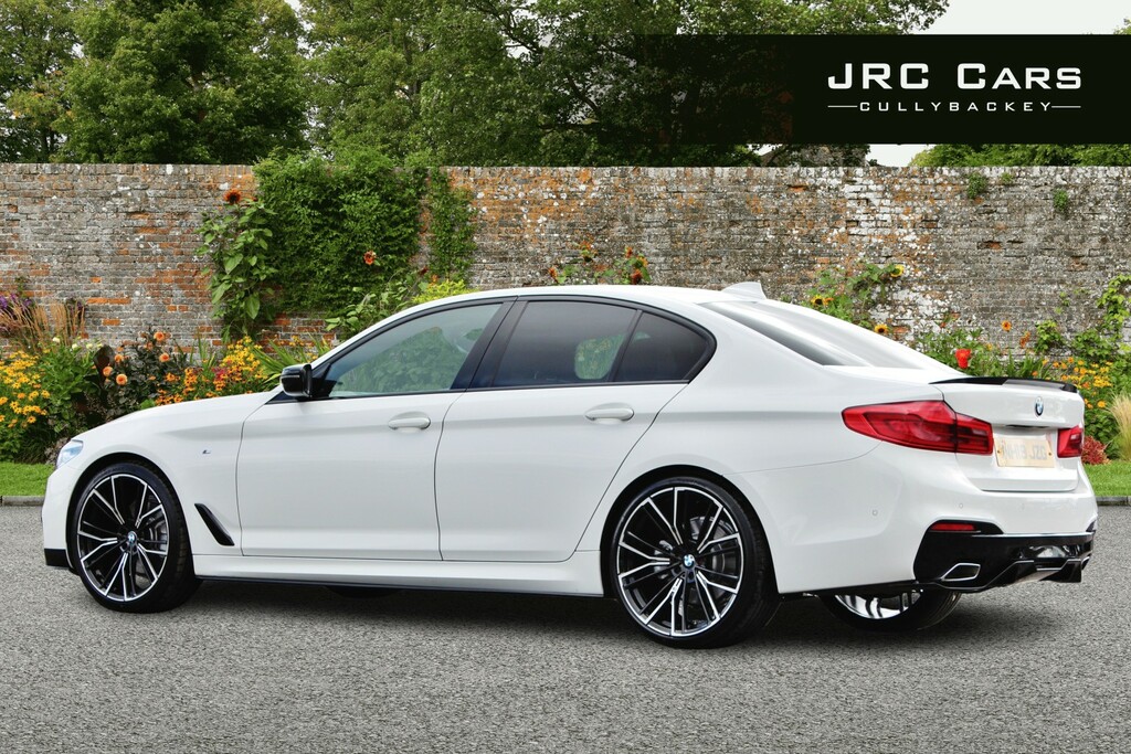 BMW 5 Series Saloon 2.0 520D M Sport Saloon 2019 NH19JZG White #3