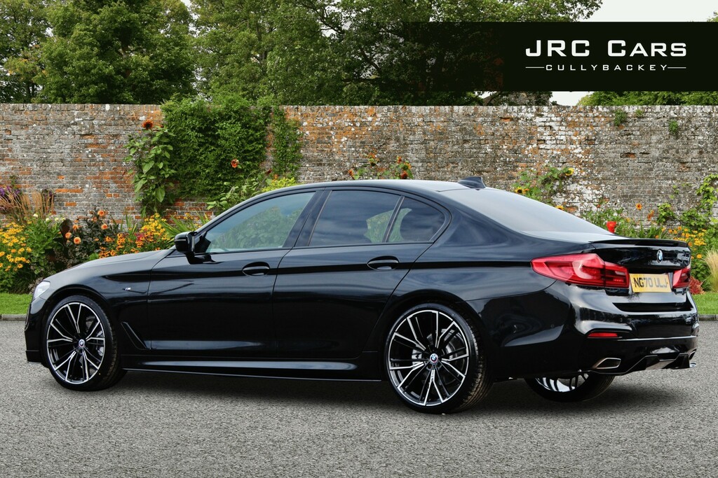 BMW 5 Series Saloon 2.0 520D M Sport Saloon 2020 NG70ULJ Black #4