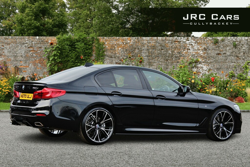 BMW 5 Series Saloon 2.0 520D M Sport Saloon 2020 NG70ULJ Black #3
