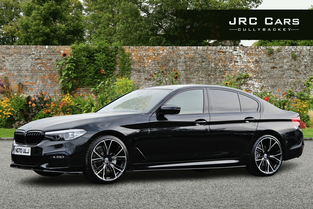 BMW 5 Series Saloon 2.0 520D M Sport Saloon 2020 NG70ULJ Black #2