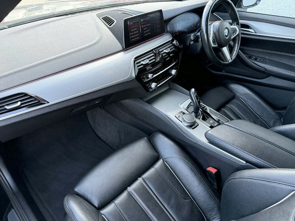 BMW 5 Series Saloon 2.0 520D M Sport Saloon 2020 NG70ULJ Black #5