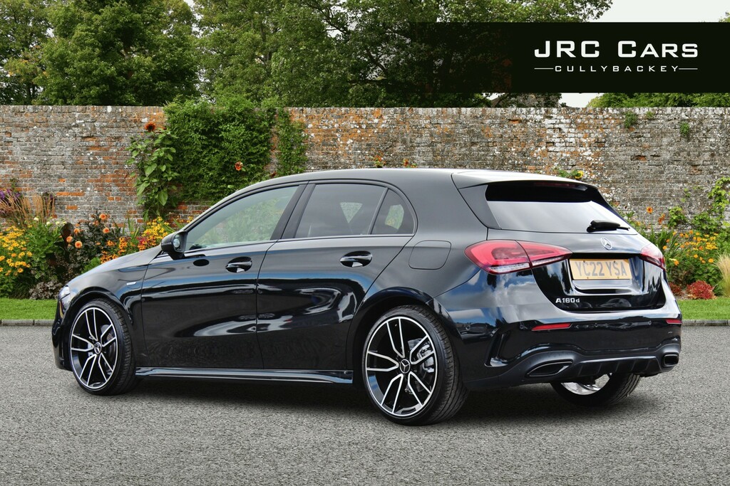 Mercedes-Benz A Class Hatchback 2.0 A180d Amg Line Edition 2022 YC22YSA Black #4