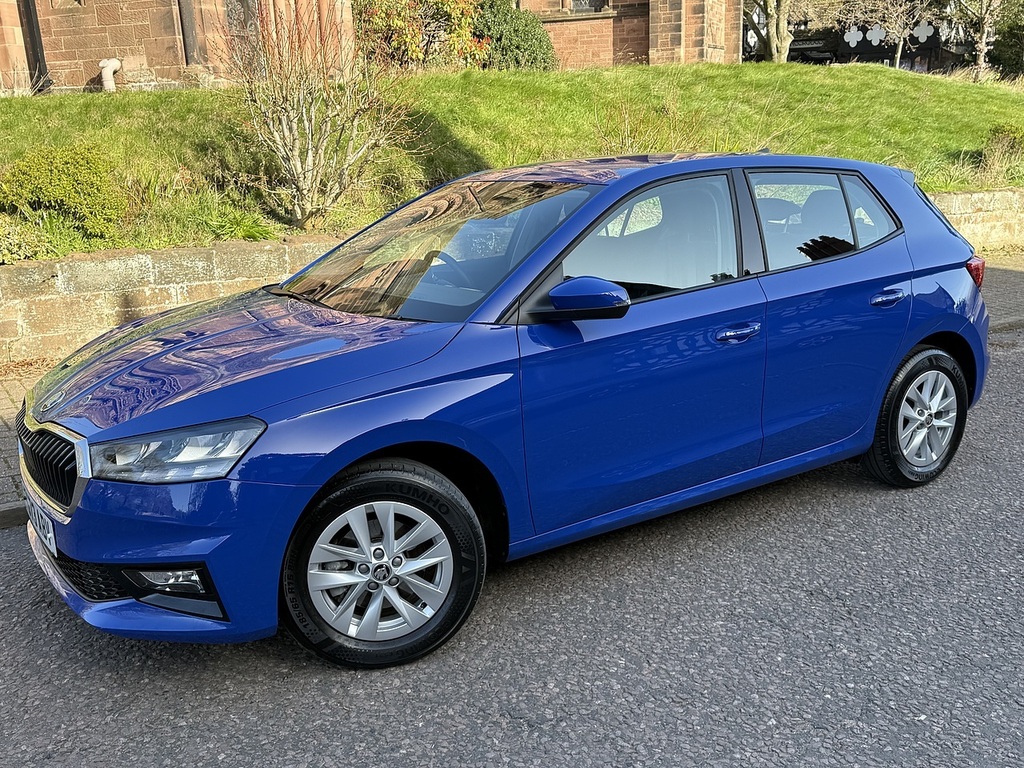Skoda Fabia 1.0 Tsi Se Comfort Dsg Euro 6 Ss FG73ABV Blue #5