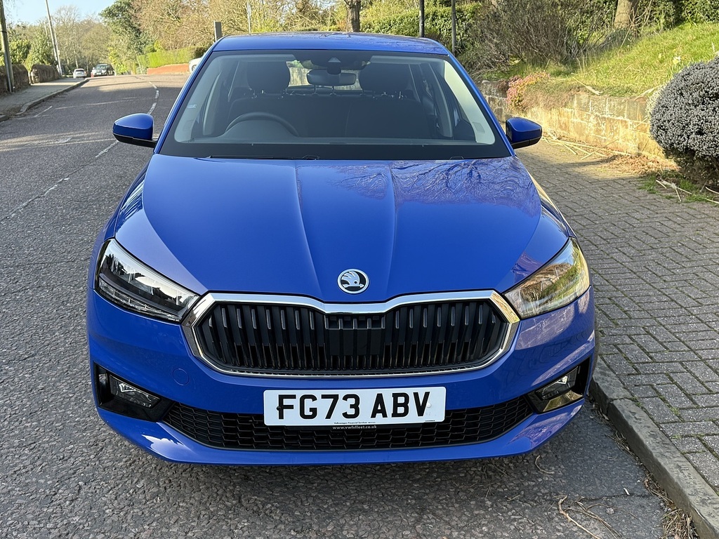 Skoda Fabia 1.0 Tsi Se Comfort Dsg Euro 6 Ss FG73ABV Blue #3