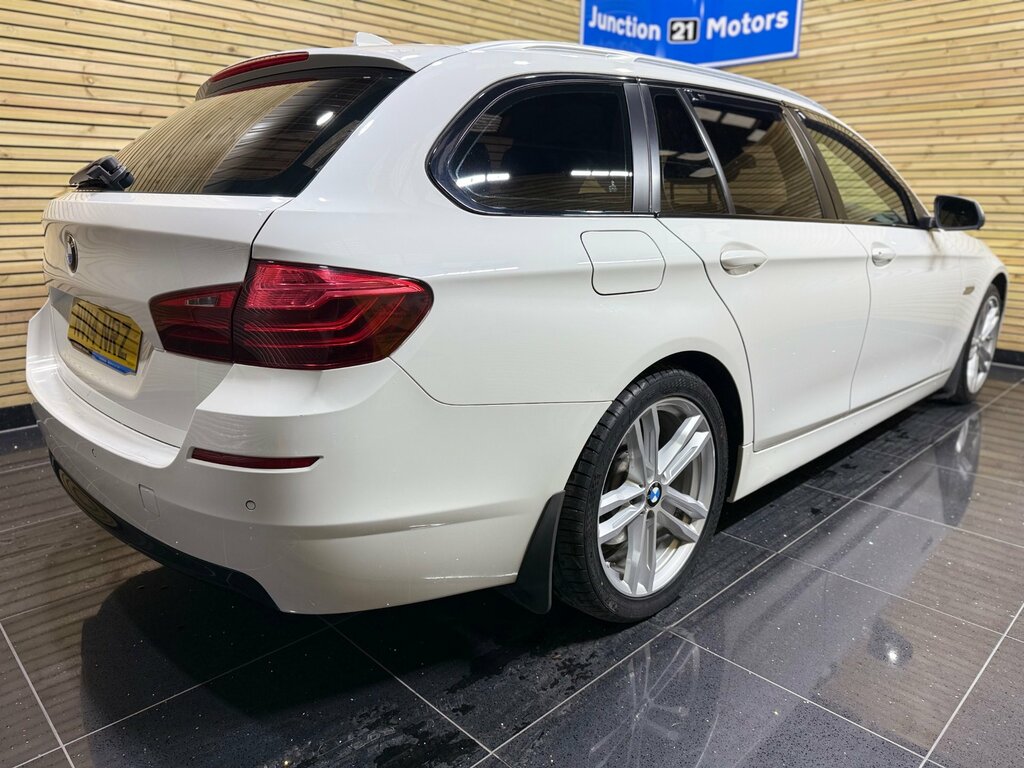 BMW 5 Series 2.0 520D Se Touring Euro 6 Ss NV14NRZ White #6