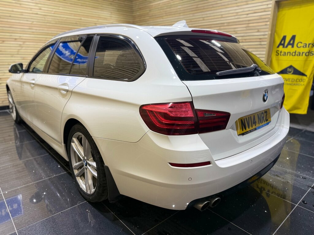 BMW 5 Series 2.0 520D Se Touring Euro 6 Ss NV14NRZ White #5