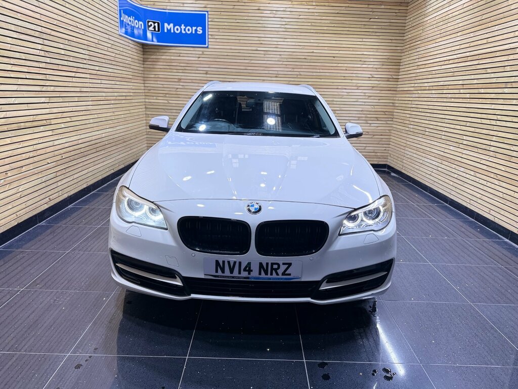 BMW 5 Series 2.0 520D Se Touring Euro 6 Ss NV14NRZ White #2